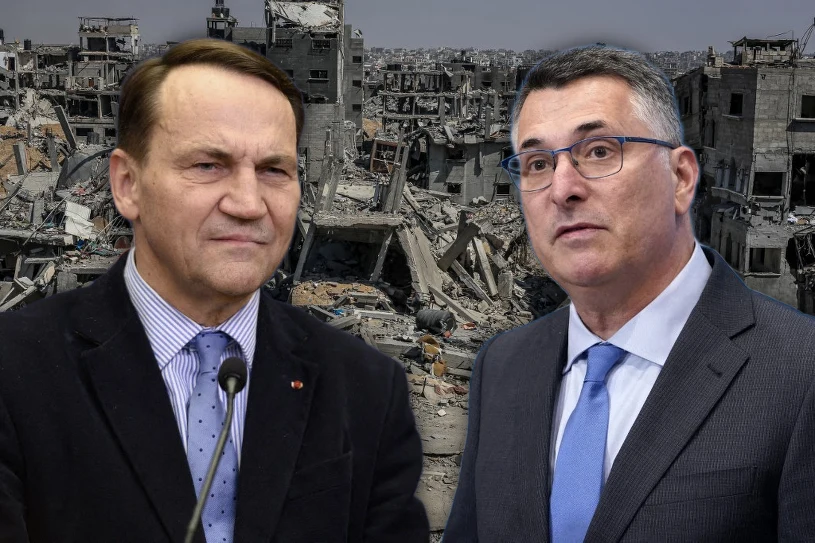 Minister z Izraela zrugał Sikorskiego. Doczekał się riposty