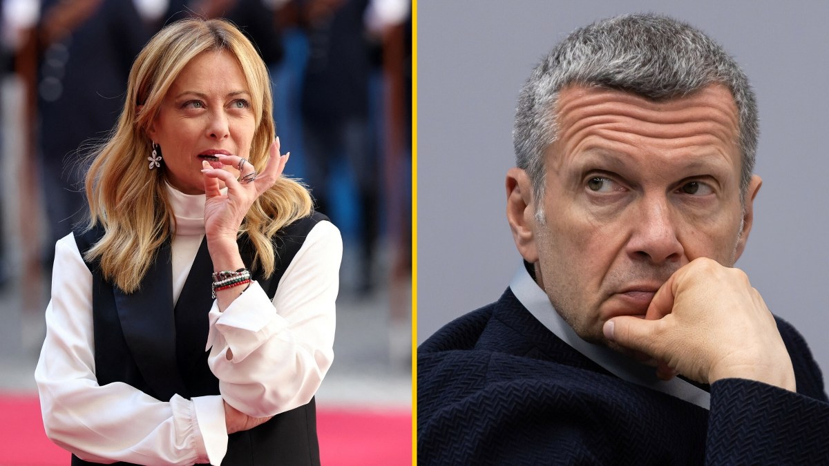 Kremlowski propagandysta obrażał Meloni na wizji. Ambasador Rosji wezwany na dywanik