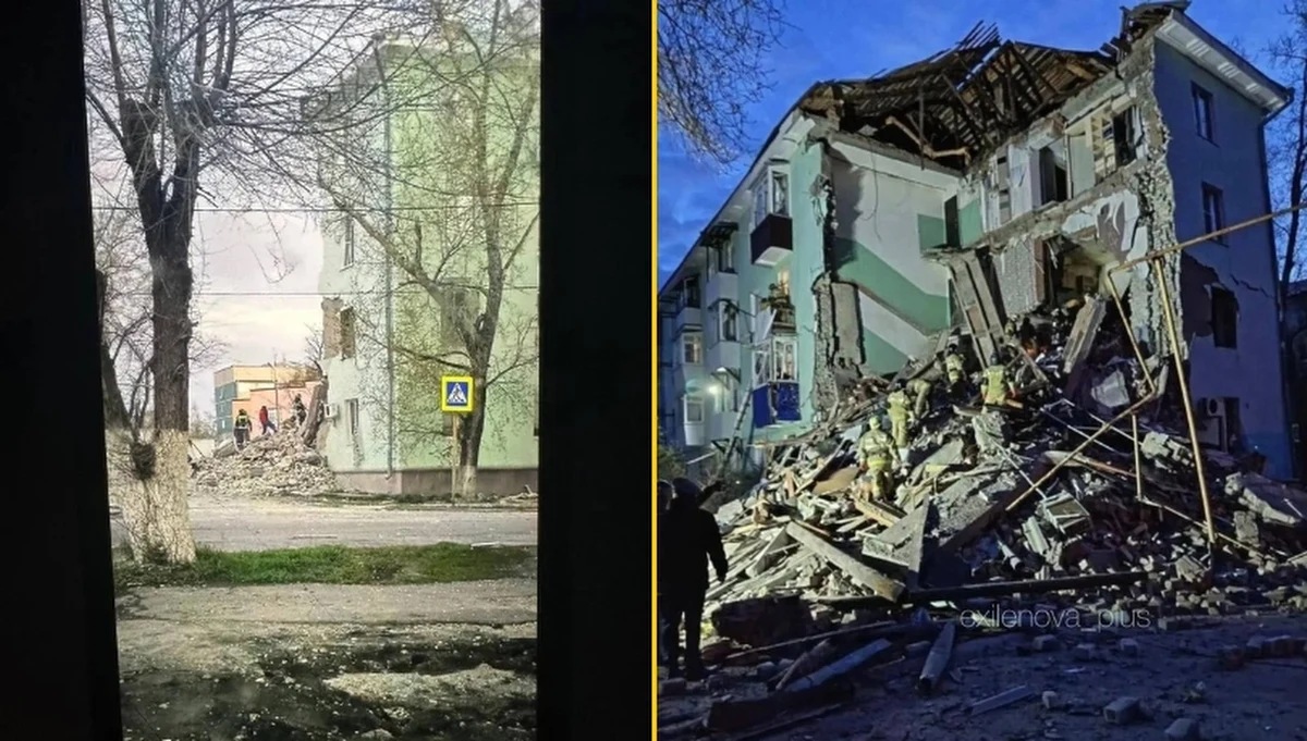 Dwie osoby zginęły, a 12 zostało rannych - to bilans częściowego zawalenia się czteropiętrowego budynku w rosyjskim Syzraniu. W budynek uderzył ukraiński dron, który - wiele na to wskazuje - zboczył z trasy, atakując pobliską rafinerię ropy naftowej.