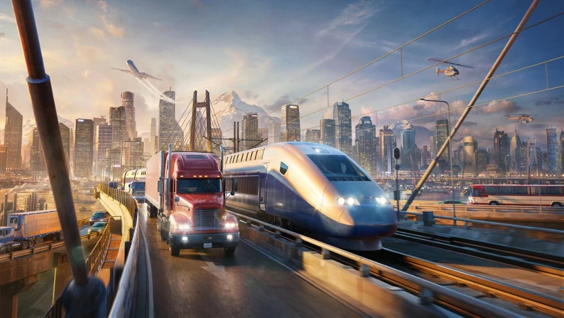 Transport Fever 3 - recenzja. Magazyn, kontrakt i korek na rondzie