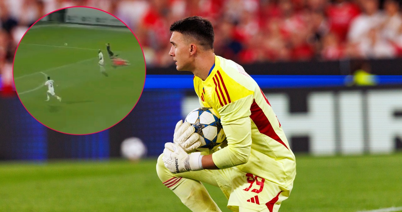 Polski bramkarz z czerwoną kartką, ściął rywala z nóg. Rodak wszystko widział