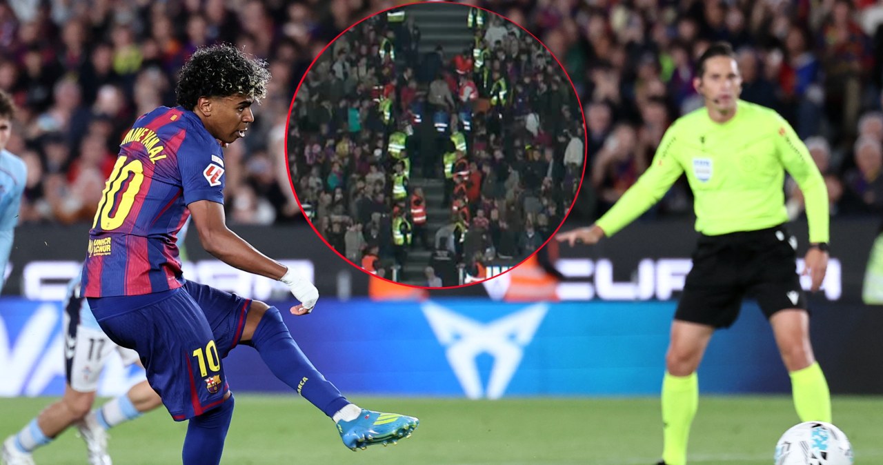 Chwile strachu na Camp Nou. Koszmar Yamala, potem medycy na trybunach