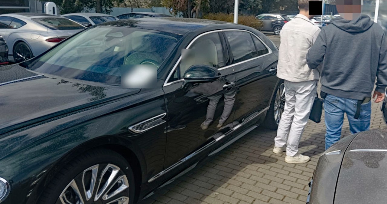 23-latek udawał dyrektora, żeby zdobyć Bentley'a za 2 mln zł
