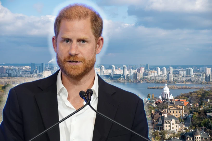 Książę Harry z wizytą w Kijowie. "Dobrze jest być z powrotem"