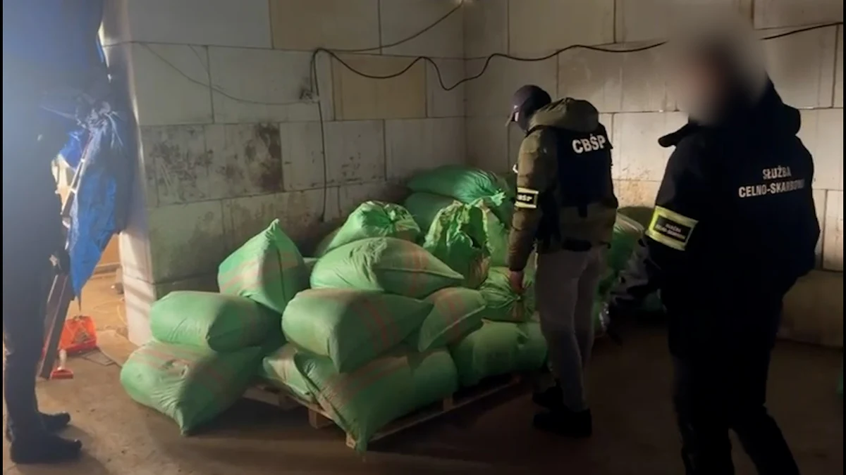 Ponad 18 ton nielegalnego tytoniu o wartości blisko 18,7 mln zł zabezpieczyli funkcjonariusze Krajowej Administracji Skarbowej, Centralnego Biura Śledczego Policji i policjanci z Radomia podczas akcji przeprowadzonej w województwie łódzkim. W sprawie zatrzymano dwóch Polaków, w tym jednego poszukiwanego listem gończym.