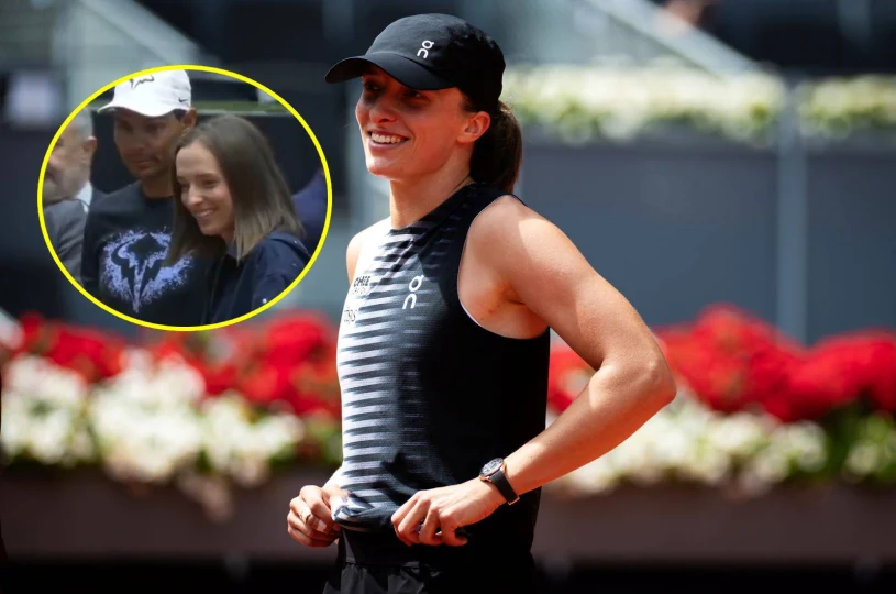 Nagranie w sieci. Do Świątek ruszył syn Nadala. Oto jak go potraktowała