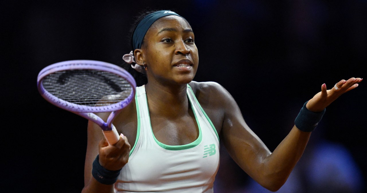 Demolka na finiszu meczu Gauff. Sędzia ogłosiła koniec po 83 minutach