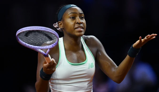 Demolka na finiszu meczu Gauff. Sędzia ogłosiła koniec po 83 minutach
