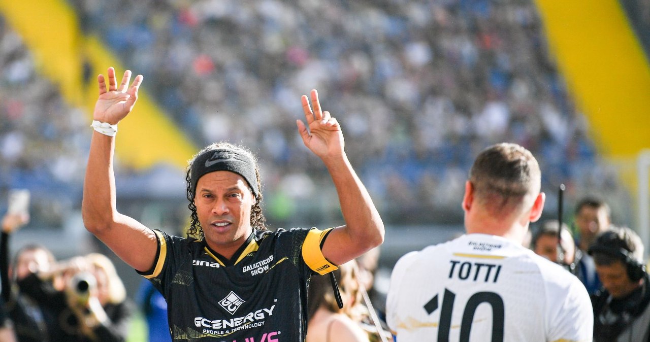 Tak potraktowali Ronaldinho w Polsce. Przerwany mecz i ochrona