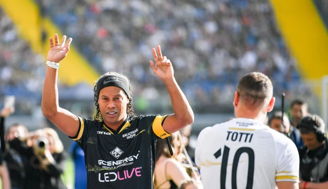 Tak potraktowali Ronaldinho w Polsce. Przerwany mecz i ochrona