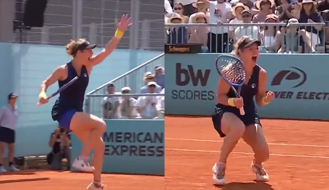 Szalona radość Niemki. Turniejowe "1" za burtą WTA Madryt. Co za pogoń