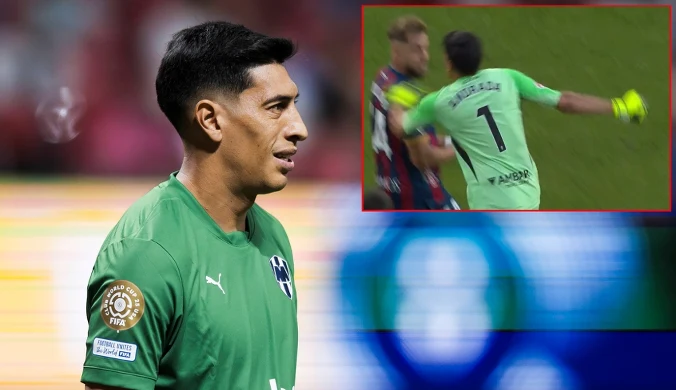 Dantejskie sceny na boisku, bramkarz znokautował rywala. Wielka awantura