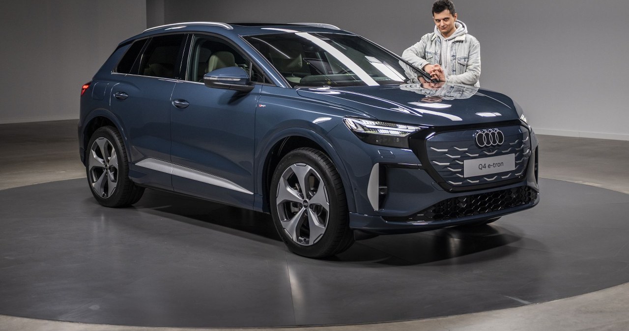 Audi Q4 e-tron po liftingu już zapisało się w historii. Ładowaniem i ekranem