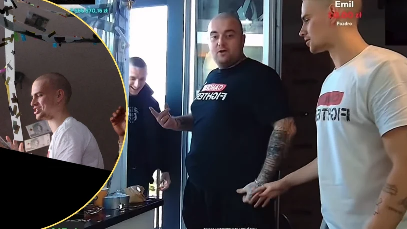 Incydent przerwał wypowiedź Łatwoganga. Asystentka wzywała ochronę