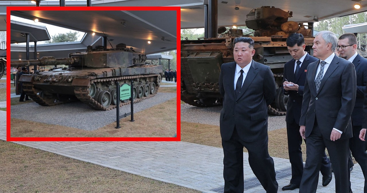 Polski czołg na wystawie w Korei Północnej. Oglądał go Kim Dzong Un