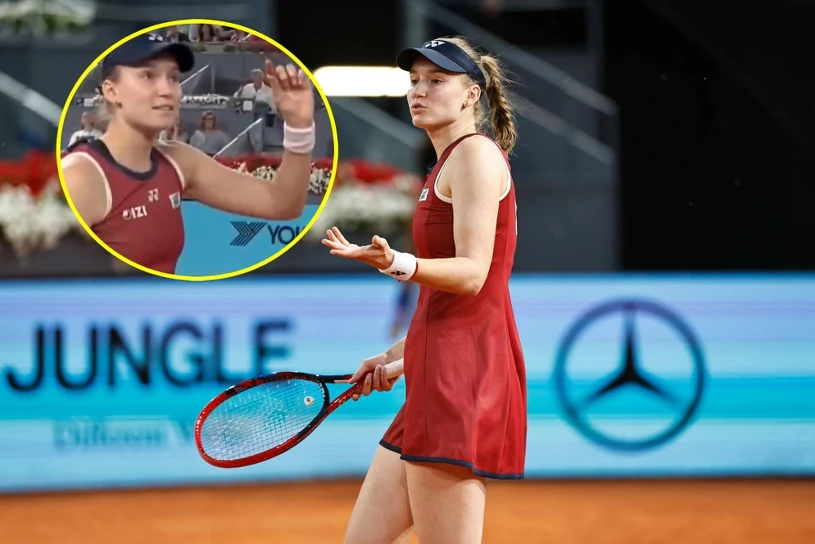 Kłótnia na korcie. Rybakina wściekła. "Żartujesz sobie?"