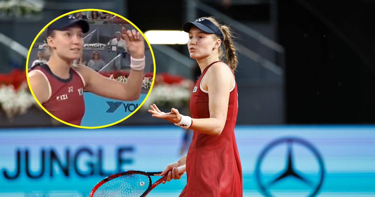Kłótnia na korcie. Rybakina wściekła. "Żartujesz sobie?"
