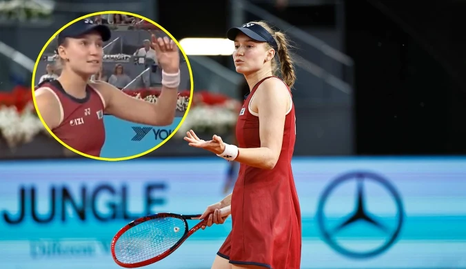 Kłótnia na korcie. Rybakina wściekła. "Żartujesz sobie?"