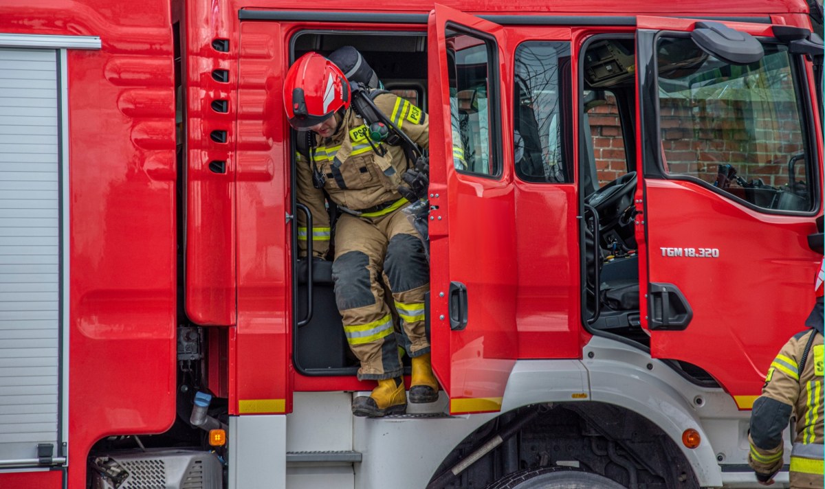Pożar zabytkowego, XVII-wiecznego pałacu w Lubuskiem