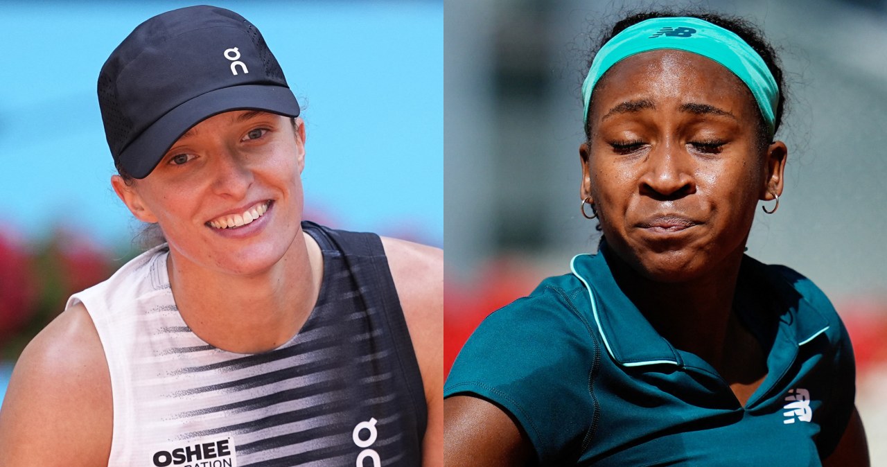 Decydował się awans Świątek w rankingu. Było już 4:1 dla Gauff w 3. secie