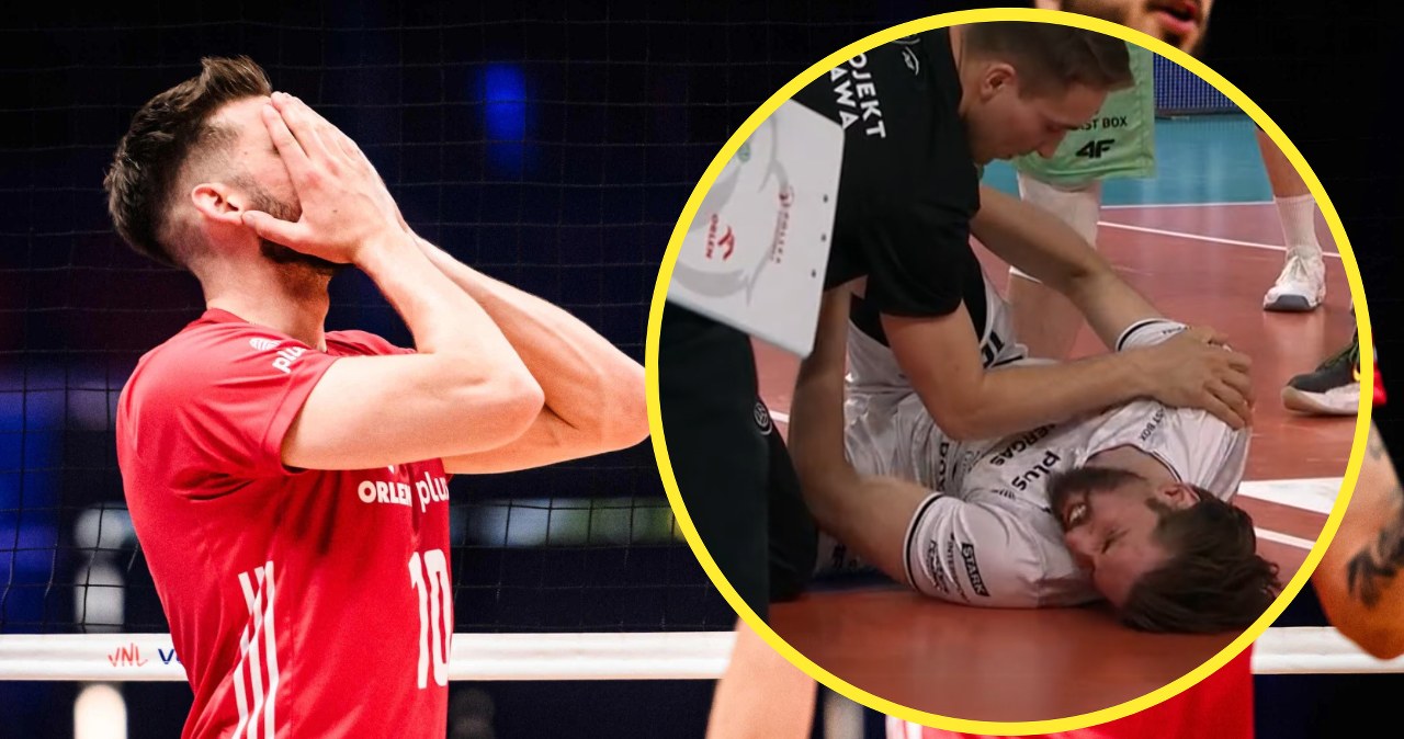 Niepokój o mistrza Europy. Polskiego siatkarza trzeba było znieść z boiska