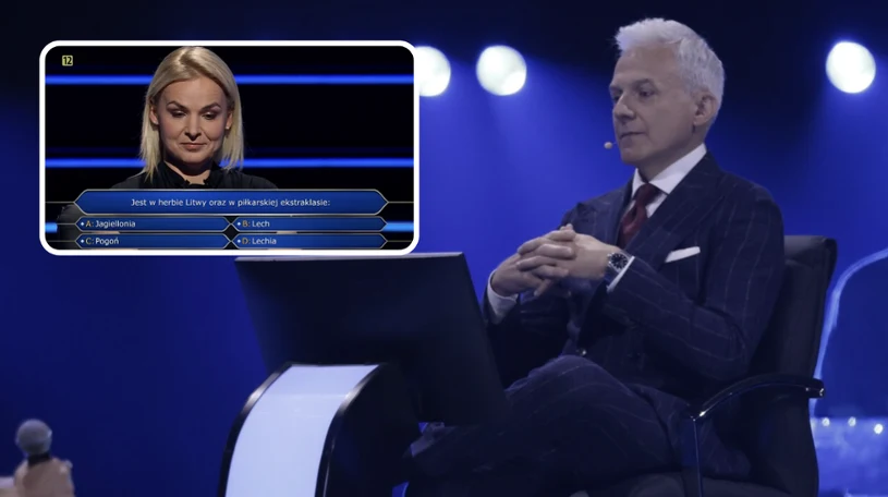 Problemy w "Milionerach". Po pytaniu o Ekstraklasę musiała zrezygnować