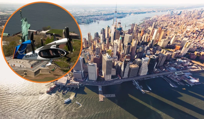 Nowy Jork jak z "Jetsonów". Pierwszy lot elektrycznej taksówki