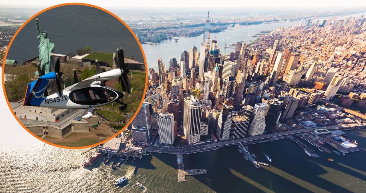 Nowy Jork jak z "Jetsonów". Pierwszy lot elektrycznej taksówki