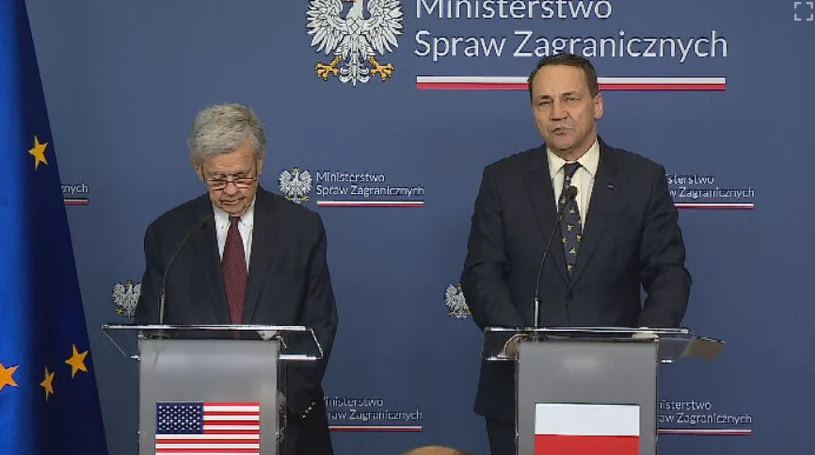 Sikorski o uwolnieniu Poczobuta. "Ten dzień nie byłby możliwy bez Trumpa"