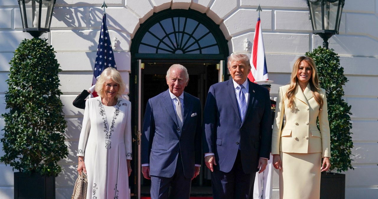 Melania Trump powitała królową Camillę. Panie znalazły się w centrum uwagi