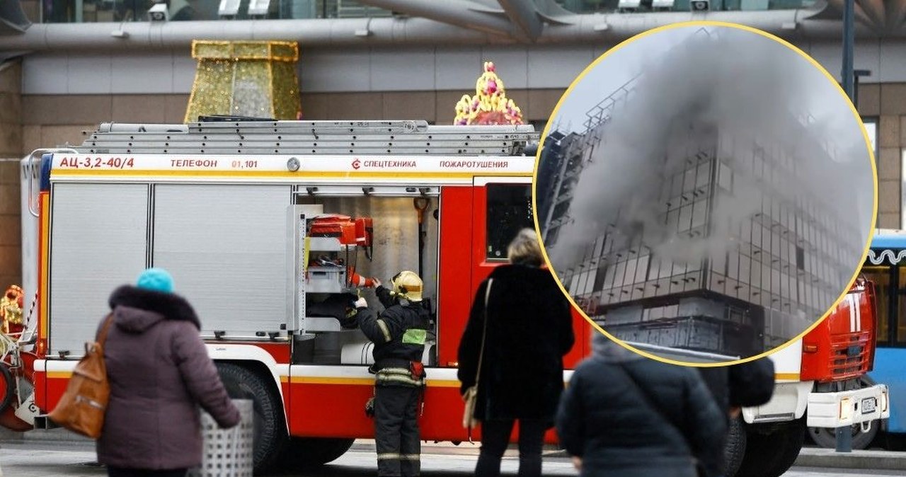 Moskwa. Pożar w trakcie prac budowlanych. Kilka osób nie żyje