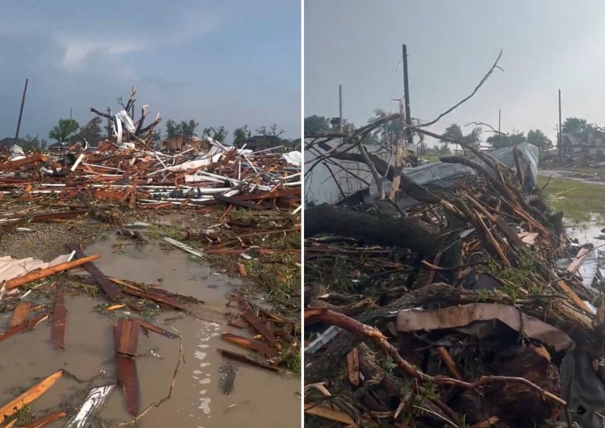 Grad wielkości grejpfrutów, zniszczone domy i ranni. Tornado uderzyło w Mineral Wells w Teksasie