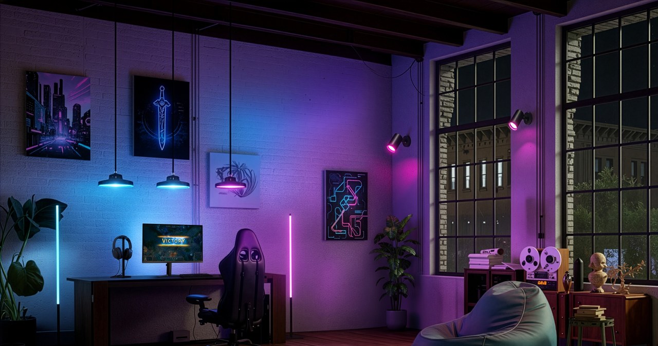 Philips Evnia AmbiScape - gamingowa immersja 360° z oświetleniem Matter