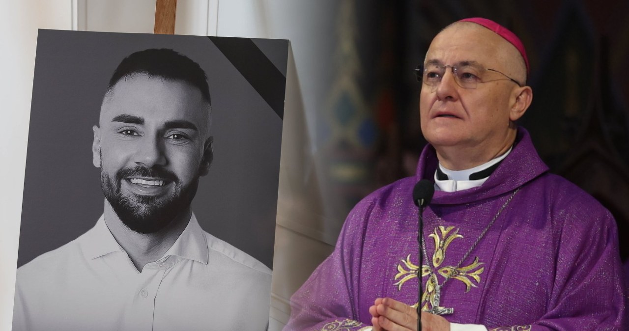 Pogrzeb Łukasza Litewki. Poruszające słowa biskupa, „słyszano go w ciszy”