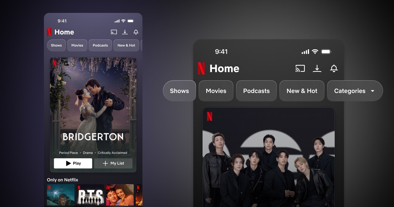 Netflix z nową aplikacją na telefony. Pionowe wideo to nie koniec nowości