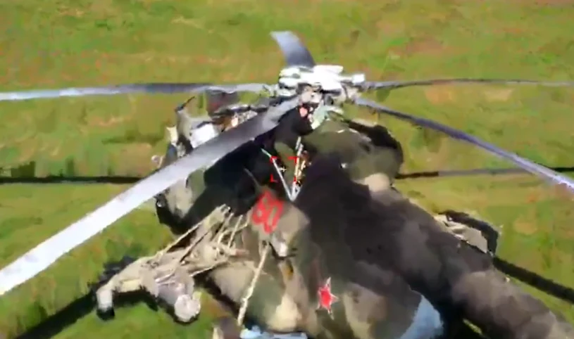 Nalot dronów na Woroneż. Ukraińcy wyeliminowali dwa rosyjskie śmigłowce