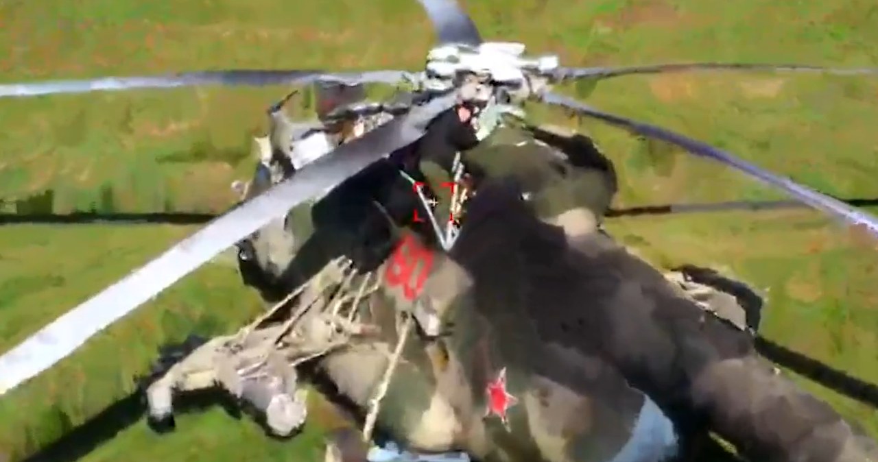 Nalot dronów na Woroneż. Ukraińcy wyeliminowali dwa rosyjskie śmigłowce