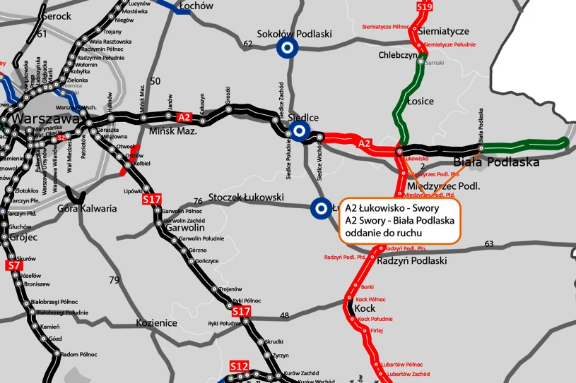 Jeszcze szybciej na wschód. Autostrada A2 wydłuża się o kolejne kilometry