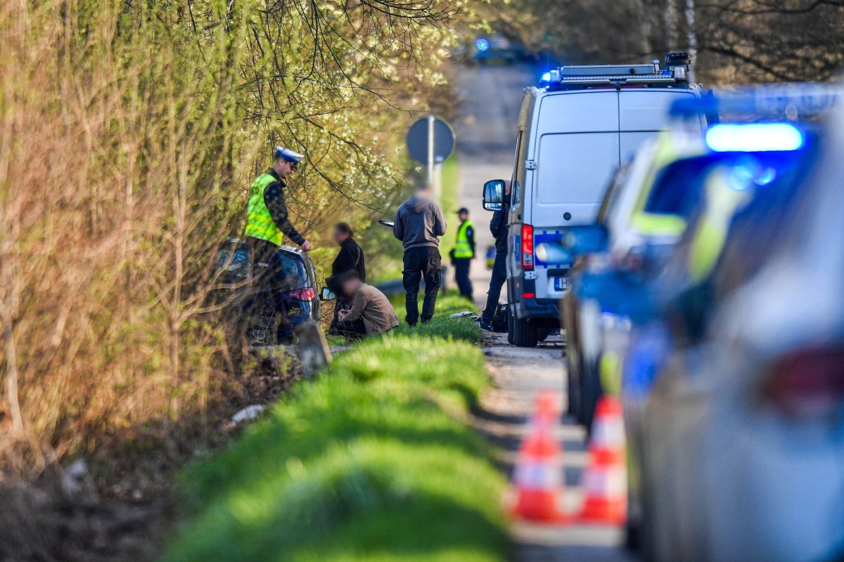 Policyjna ochrona dla kierowcy po wypadku Łukasza Litewki