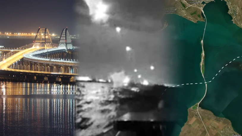 Nocna operacja Ukraińców przy moście Krymskim. Rosjanie zaskoczeni