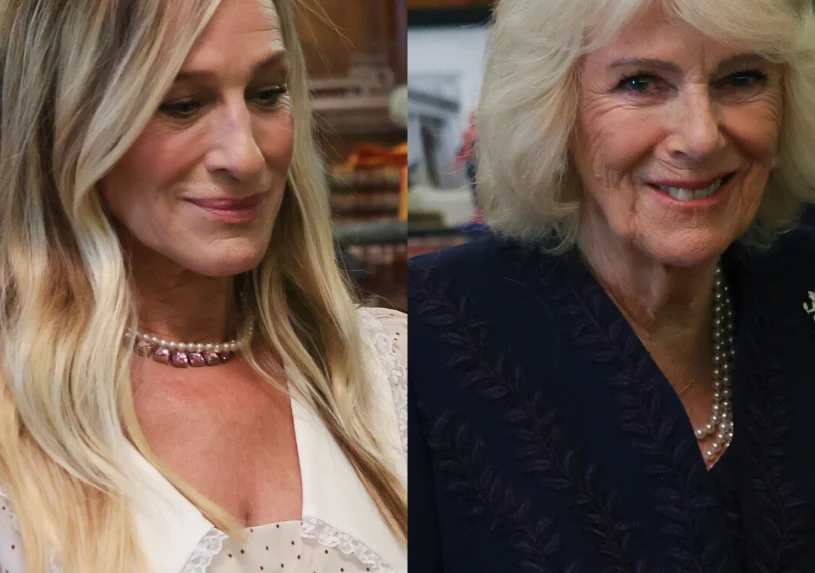 Królowa Kamila spotkała się z Sarah Jessica Parker. Doszło do scen