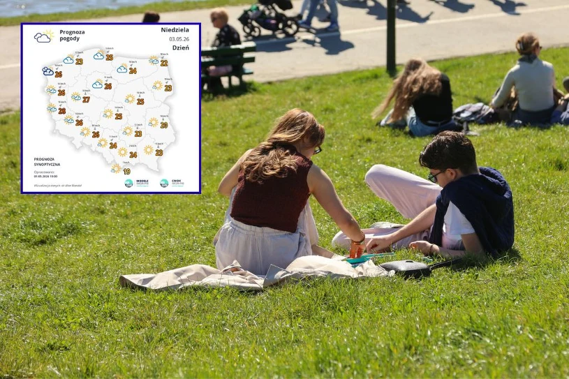 Lato na majówkę. Temperatury zbliżą się do 30 stopni