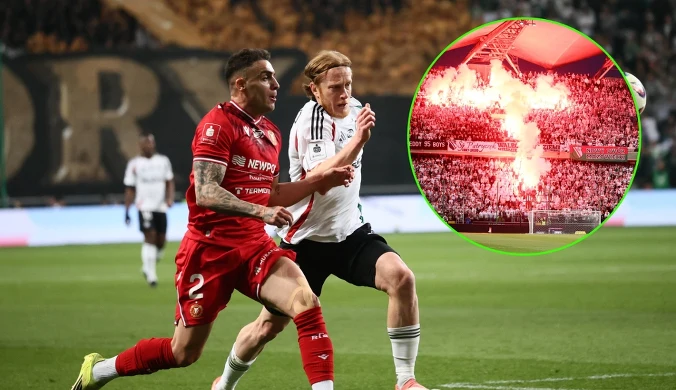 Popis na trybunach, a potem ruszył hit w Warszawie. Gol w 97. minucie