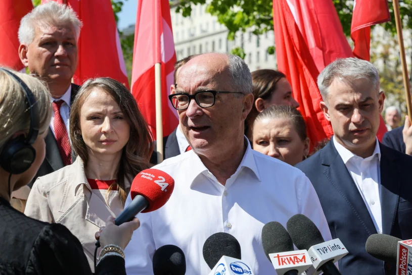"To jest obrzydliwe". Czarzasty odpowiada Nawrockiemu ws. Litewki