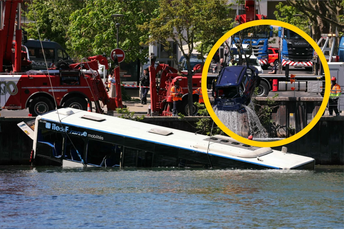 Autobus wpadł do Sekwany w miejscowości Juvisy-sur-Orge, ok. 20 kilometrów do Paryża. Za kierownicą siedziała kandydatka na kierowcę, która zbliżała się do końca kursu.