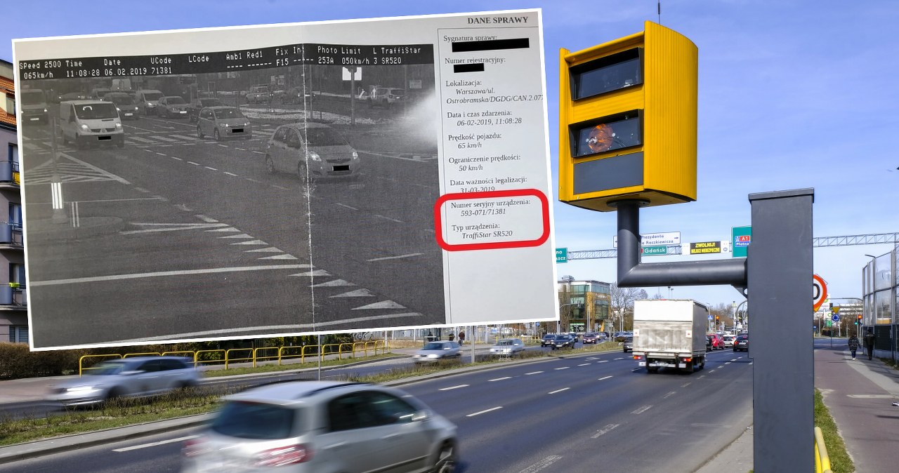 Dostałeś mandat z fotoradaru? Popatrz w róg zdjęcia - może nie musisz płacić