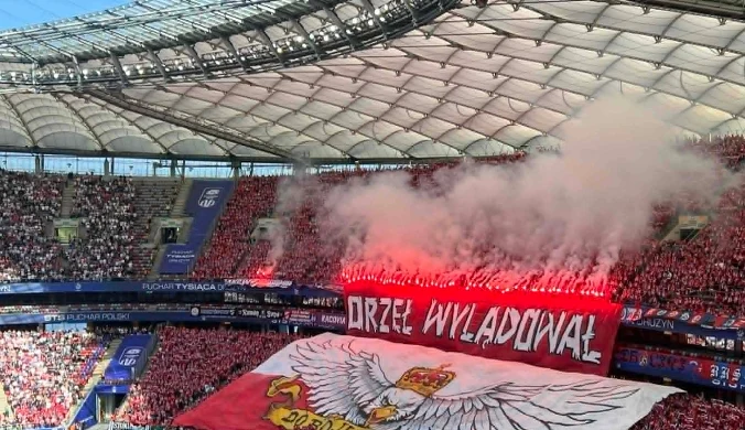 Zaskakująca oprawa na Narodowym. Na meczu reprezentacji jej zakazano