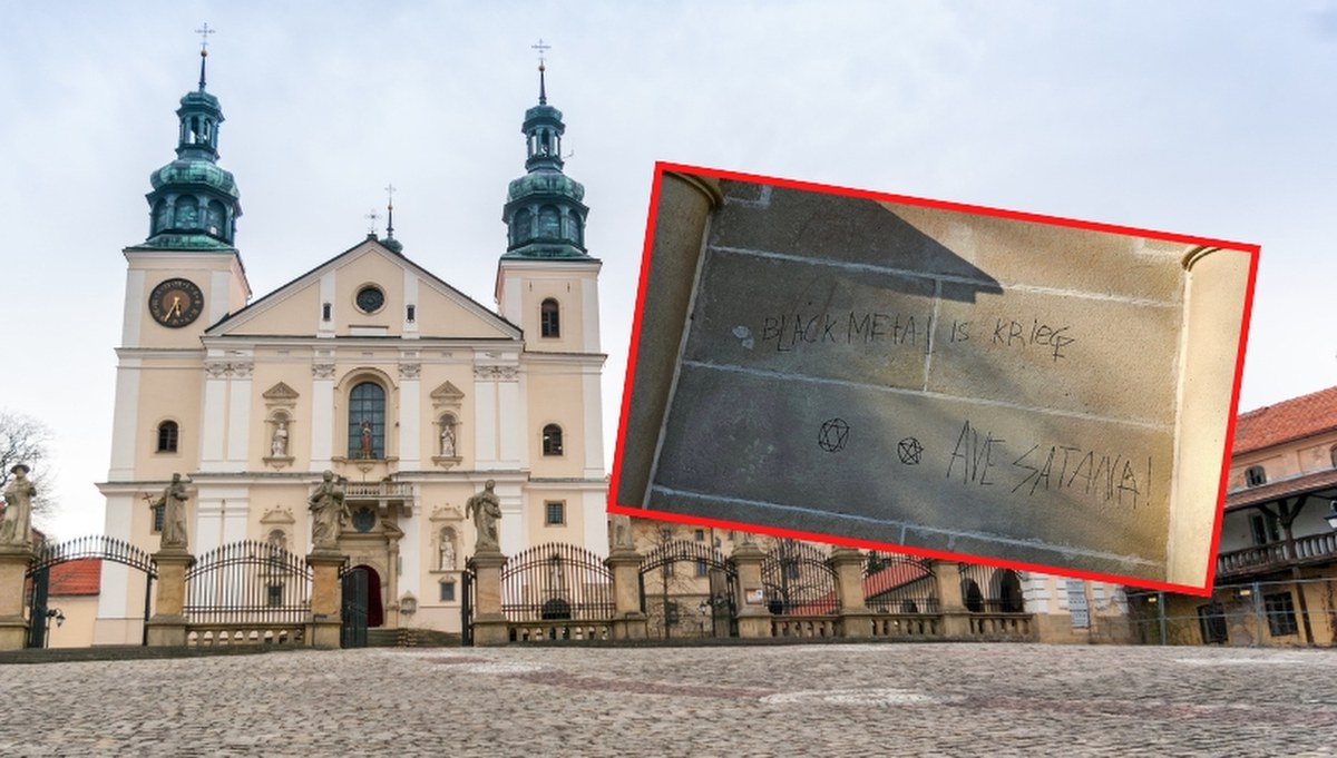 Satanistyczne napisy na polskim sanktuarium. Powiadomiono policję