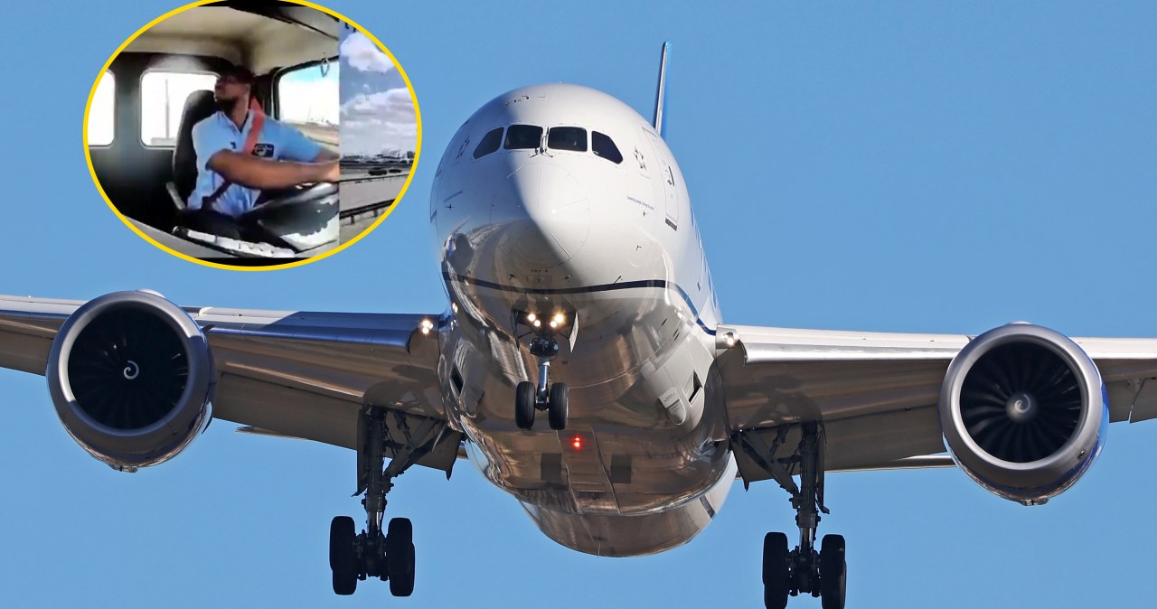Lądujący pasażerski Boeing uderzył w ciężarówkę. Przerażające nagranie
