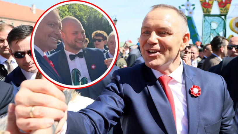 Zna się z Nawrockim, pojawił się w Pałacu Prezydenckim. Oto powód